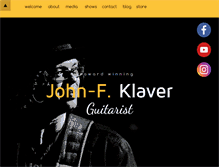 Tablet Screenshot of johnklaver.nl
